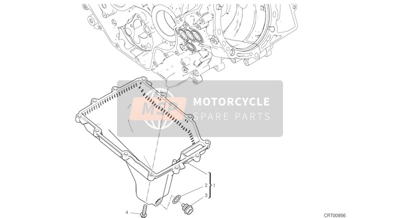 Ducati SUPERBIKE PANIGALE V2 2021 Coppa dell'olio per un 2021 Ducati SUPERBIKE PANIGALE V2