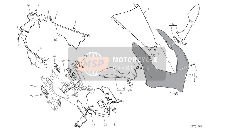 Ducati SUPERBIKE PANIGALE  V4 EU 2018 Cubierta para un 2018 Ducati SUPERBIKE PANIGALE  V4 EU