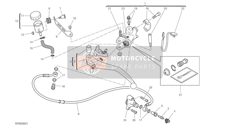 Ducati SUPERBIKE PANIGALE  V4 EU 2020 Koppelingsbediening voor een 2020 Ducati SUPERBIKE PANIGALE  V4 EU