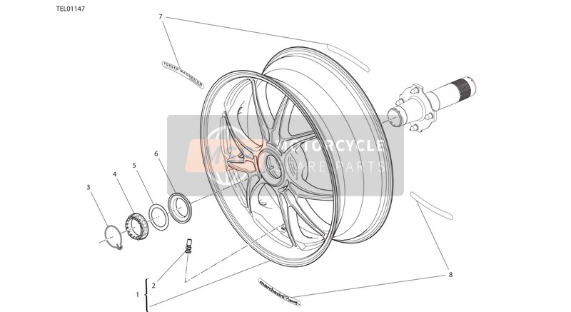 Roue arrière