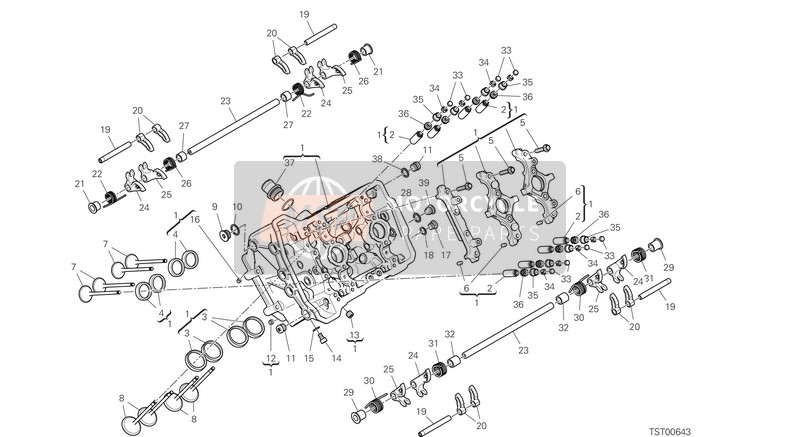 Ducati SUPERLEGGERA V4 2021 FRONT HEAD for a 2021 Ducati SUPERLEGGERA V4