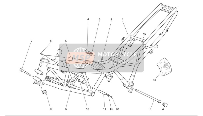 76440041A, Fairlead, Ducati, 0