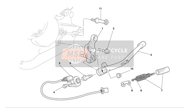 Ducati SUPERSPORT 1000 I.E. Usa 2004 Standaarden voor een 2004 Ducati SUPERSPORT 1000 I.E. Usa