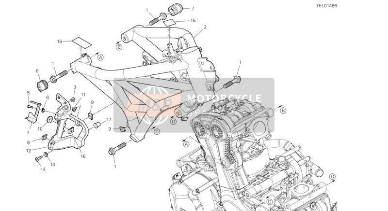 76410981A, Vibration Damper Pad, Ducati, 0