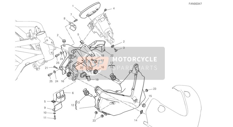 Ducati SUPERSPORT USA 2020 Faro para un 2020 Ducati SUPERSPORT USA