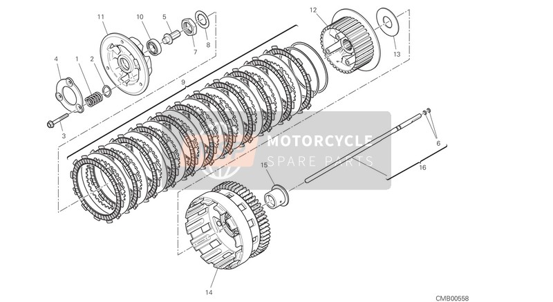 Ducati XDIAVEL 2021 CLUTCH for a 2021 Ducati XDIAVEL