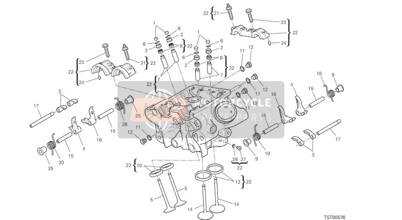 Ducati XDIAVEL 2021 VERTICAL HEAD for a 2021 Ducati XDIAVEL