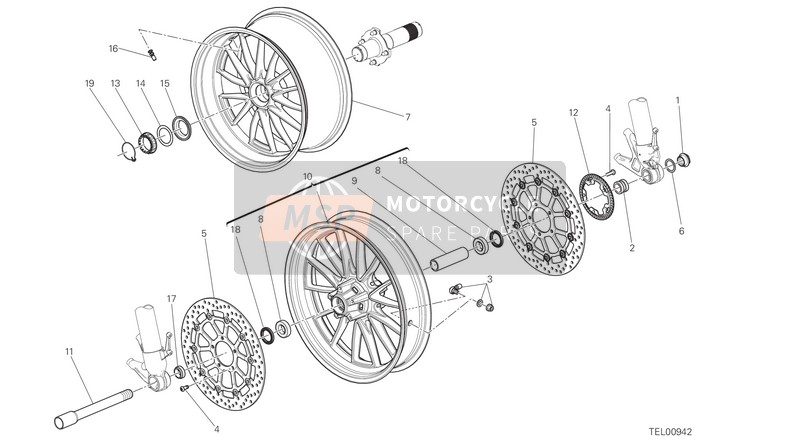 50122061AA, Front Wheel Rim, Ducati, 0
