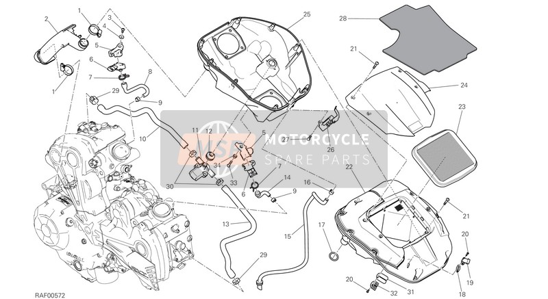 Ducati XDIAVEL BLACK STAR 2021 Inlaat voor een 2021 Ducati XDIAVEL BLACK STAR