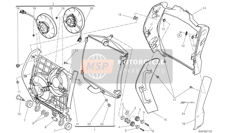 4381E281A, Marking Plate, Ducati, 0
