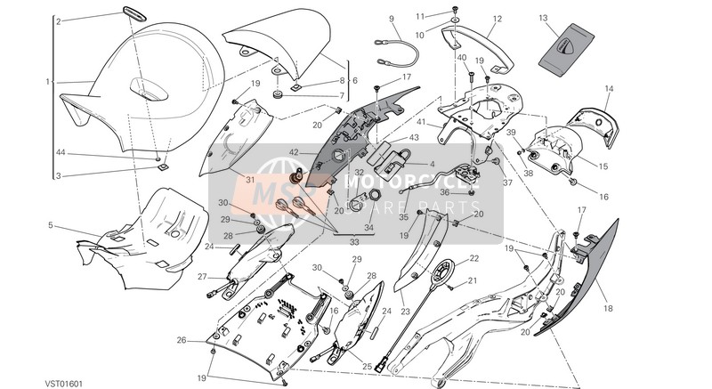 595P3102AB, Sitz, Ducati, 0