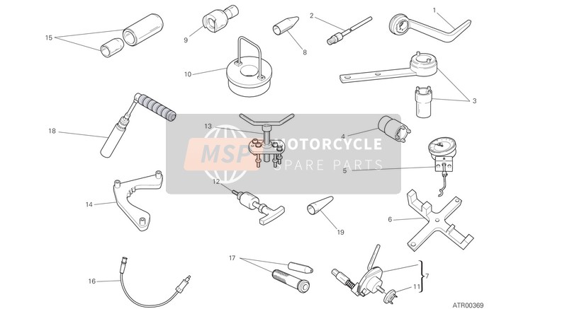 Ducati XDIAVEL USA 2018 Outils de service d'atelier, Moteur for a 2018 Ducati XDIAVEL USA