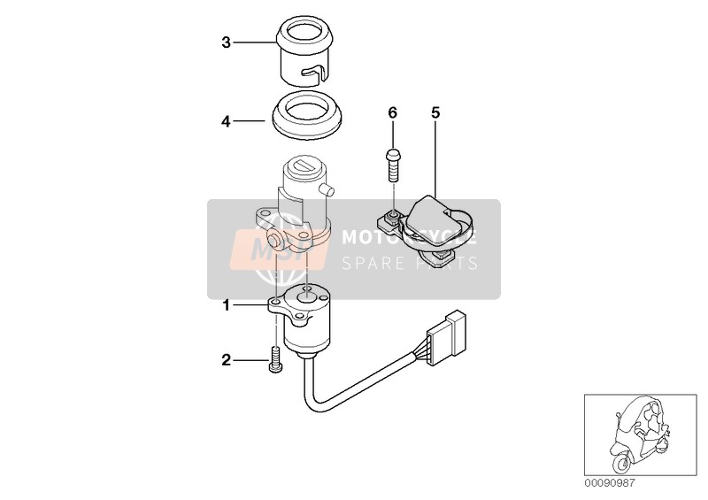 07129904588, Vis Isa, BMW, 1