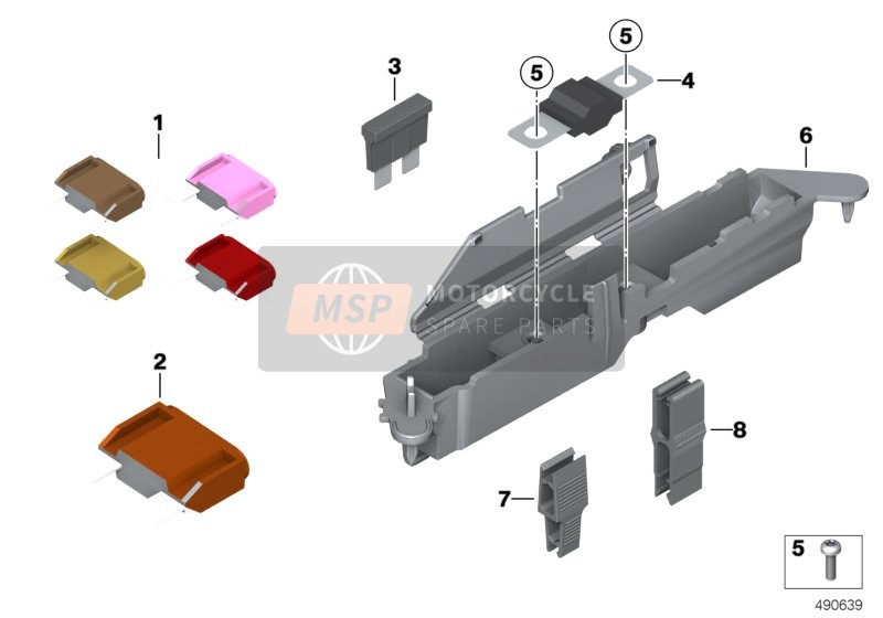 61131379583, Agrafe De Piece Fusible, BMW, 1