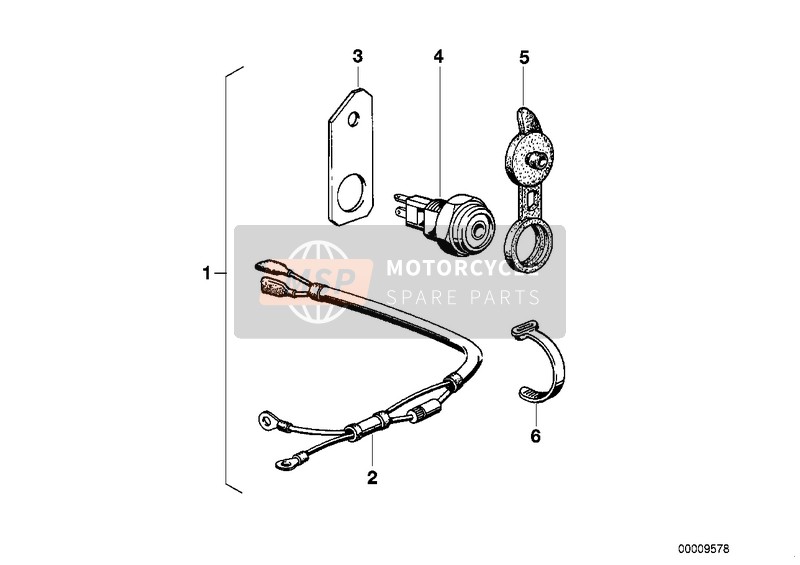 BMW C 1 (0191) 2000 Stopcontact voor een 2000 BMW C 1 (0191)