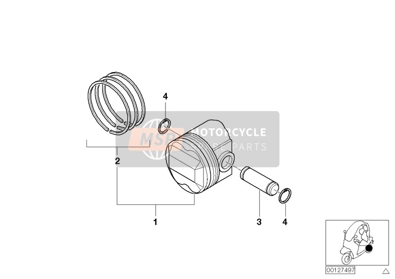 11257651366, Zuigerpen, BMW, 0