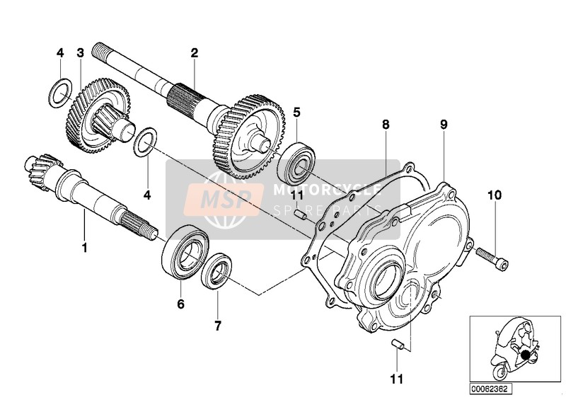 BMW C 1 (0191) 2001 VARIATOR/REDUCTION GEAR for a 2001 BMW C 1 (0191)