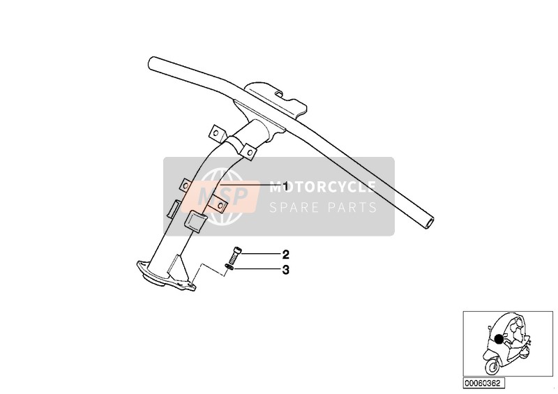 BMW C 1 (0191) 1999 HANDLEBAR for a 1999 BMW C 1 (0191)