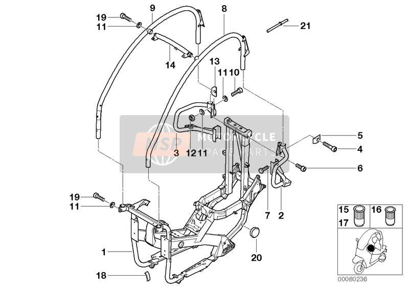 07146953045, Ecrou Faux Rivet À Tête Noyée, BMW, 0