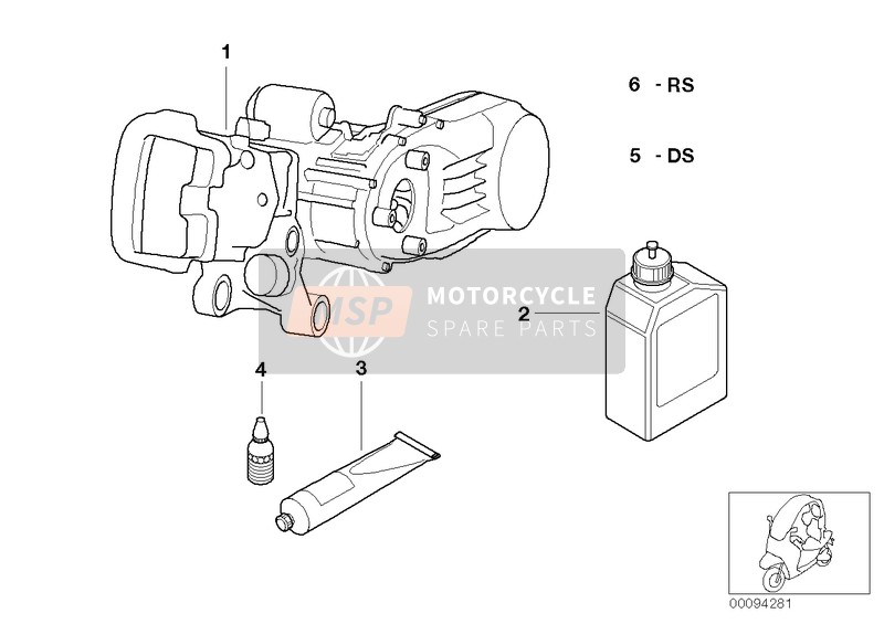 BMW C 1 200 (0192) 2000 Engine-Transmission Unit for a 2000 BMW C 1 200 (0192)
