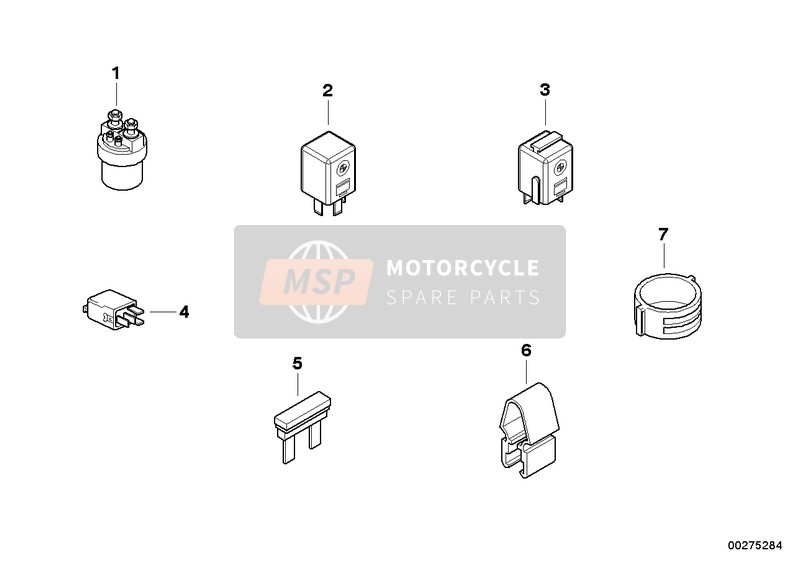 BMW C 1 200 (0192) 2002 VARIOUS RELAYS for a 2002 BMW C 1 200 (0192)