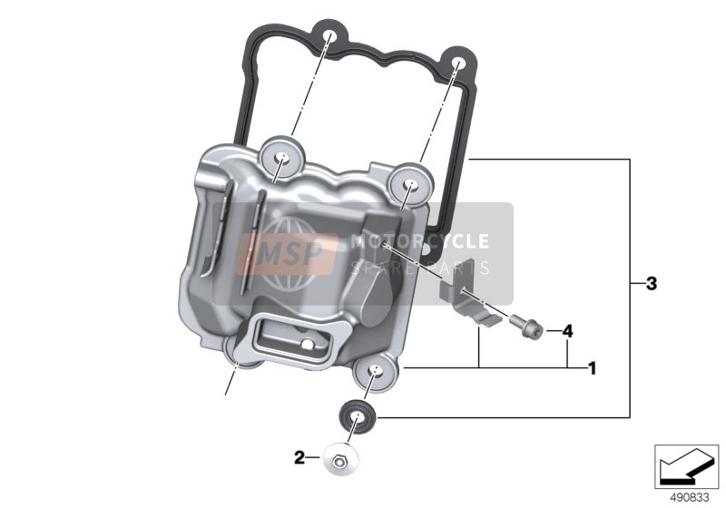 BMW C 400 GT (0C06, 0C16) 2019 Couvre culasse/Pièces de montage pour un 2019 BMW C 400 GT (0C06, 0C16)