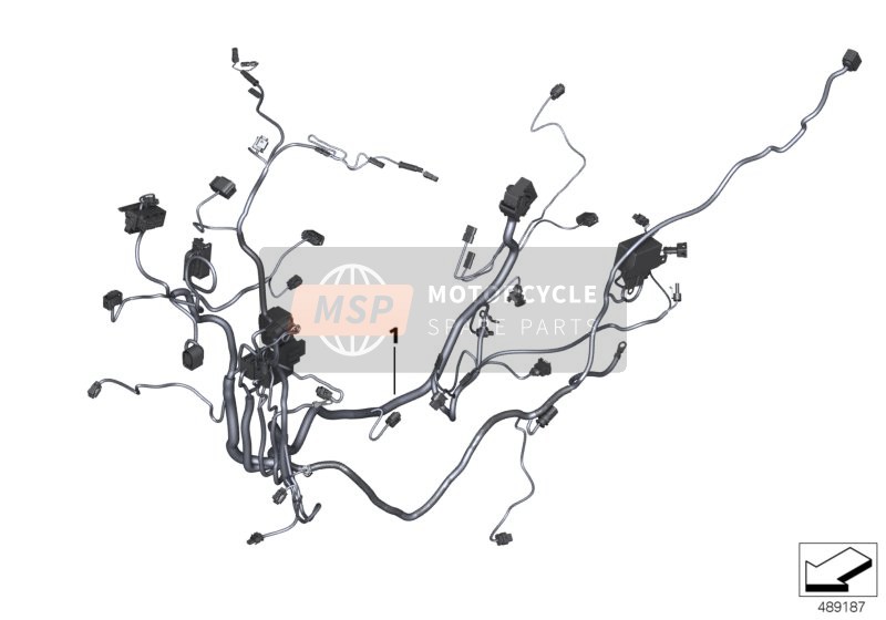 BMW C 400 GT (0C06, 0C16) 2018 CHASSIS WIRING HARNESS for a 2018 BMW C 400 GT (0C06, 0C16)
