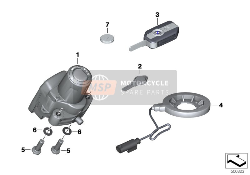 66128559949, Keyless Ride Steuereinheit, BMW, 0