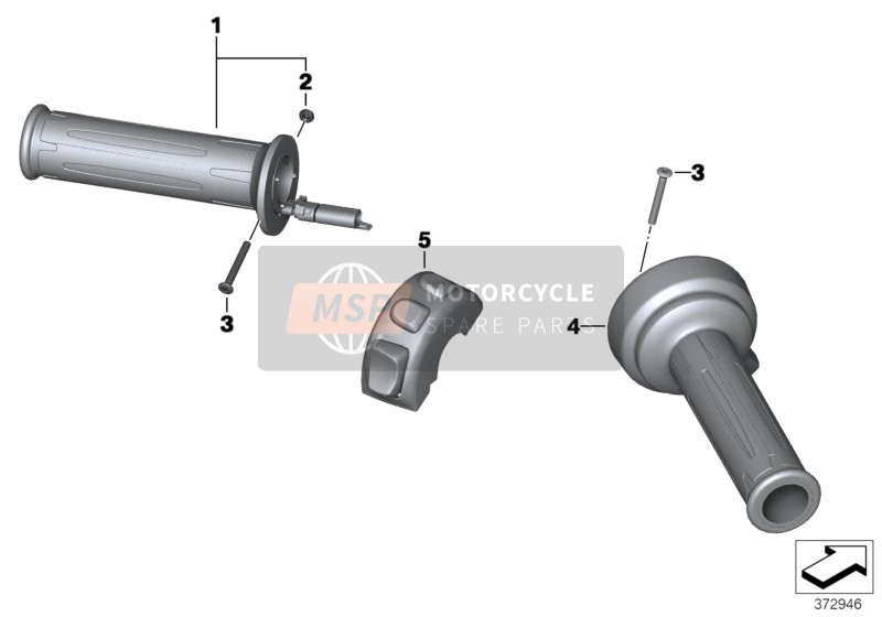 61318394464, Interruptor Combinado Derecho, BMW, 0