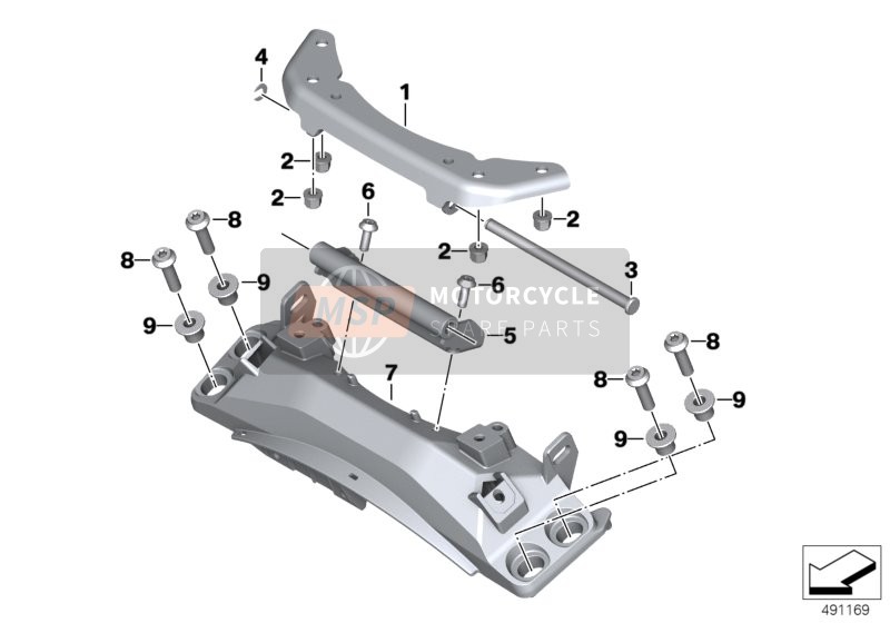 BMW C 400 X (0C09, 0C19) 2018 Bisagra de asiento para un 2018 BMW C 400 X (0C09, 0C19)