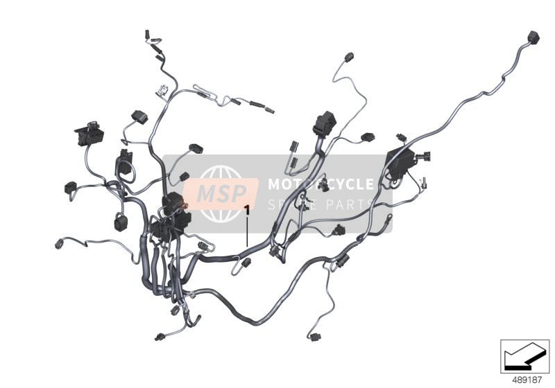 BMW C 400 X (0C09, 0C19) 2019 CHASSIS WIRING HARNESS for a 2019 BMW C 400 X (0C09, 0C19)