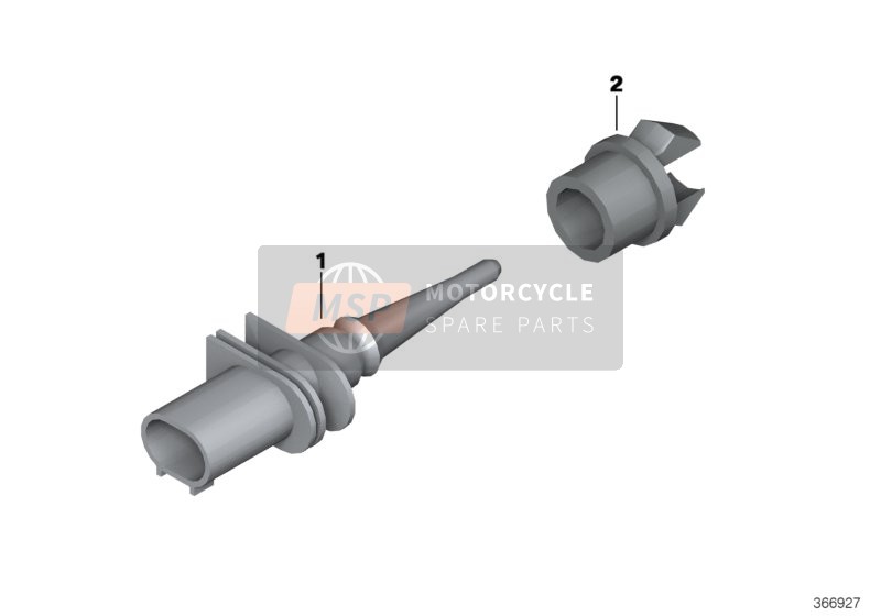 BMW C 400 X (0C09, 0C19) 2019 Buitentemperatuursensor voor een 2019 BMW C 400 X (0C09, 0C19)