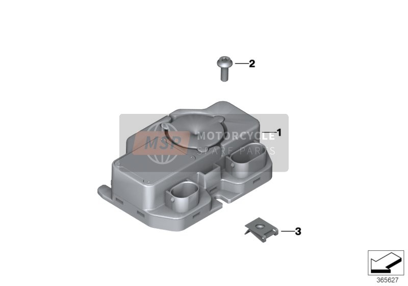 BMW C 400 X (0C09, 0C19) 2018 Alarmsystemen 2 voor een 2018 BMW C 400 X (0C09, 0C19)