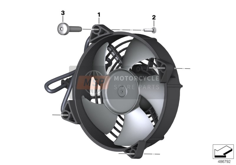 BMW C 400 X (0C09, 0C19) 2018 FAN for a 2018 BMW C 400 X (0C09, 0C19)