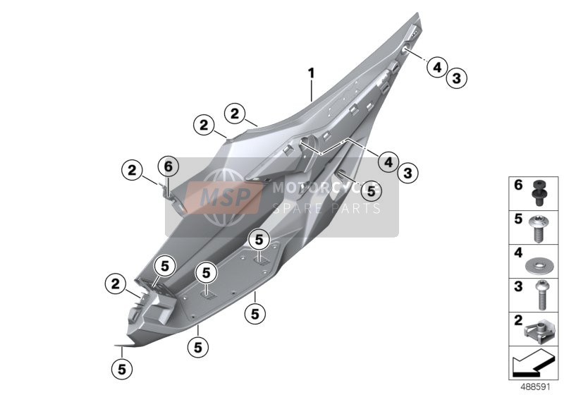 BMW C 400 X (0C09, 0C19) 2019 RUNNING BOARD for a 2019 BMW C 400 X (0C09, 0C19)