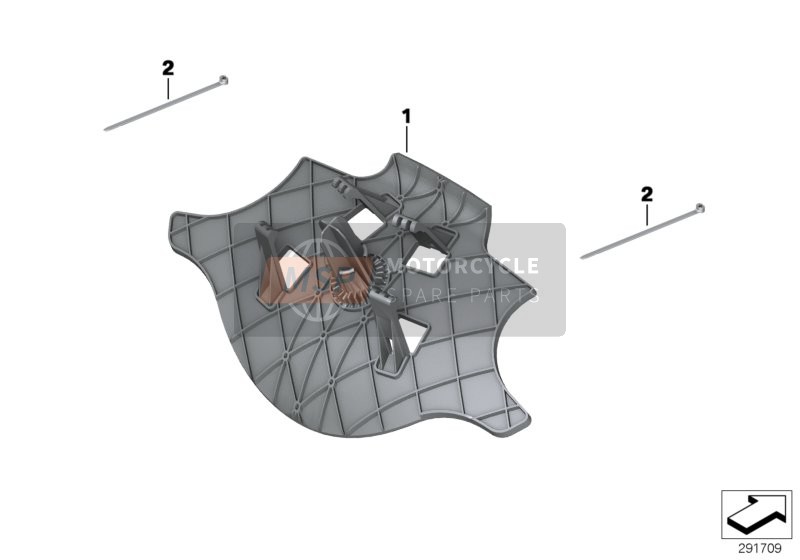 BMW C 600 Sport (0131, 0132) 2015 Condotto dell'aria per un 2015 BMW C 600 Sport (0131, 0132)