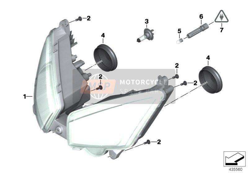 63128557213, Scheinwerfer, BMW, 0