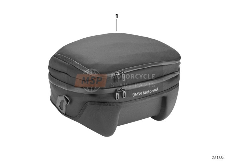 BMW C 600 Sport (0131, 0132) 2012 Bolsillo interior para topcase para un 2012 BMW C 600 Sport (0131, 0132)