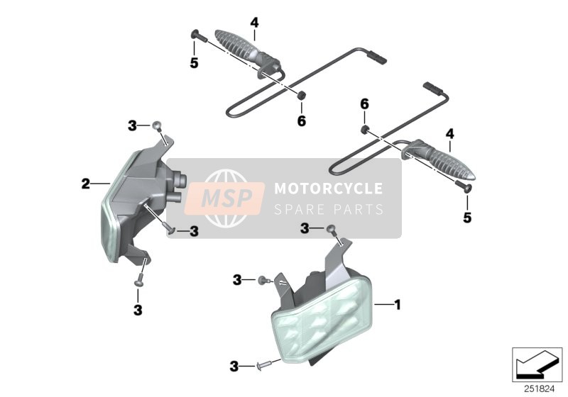 BMW C 600 Sport (0131, 0132) 2013 LED flasher 1 for a 2013 BMW C 600 Sport (0131, 0132)