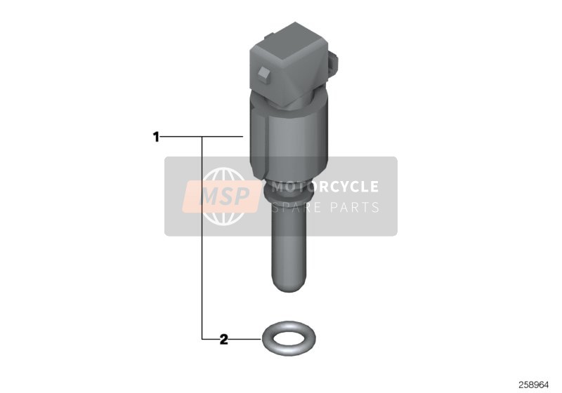 BMW C 600 Sport (0131, 0132) 2013 Capteur pour boîtier électronique pour un 2013 BMW C 600 Sport (0131, 0132)