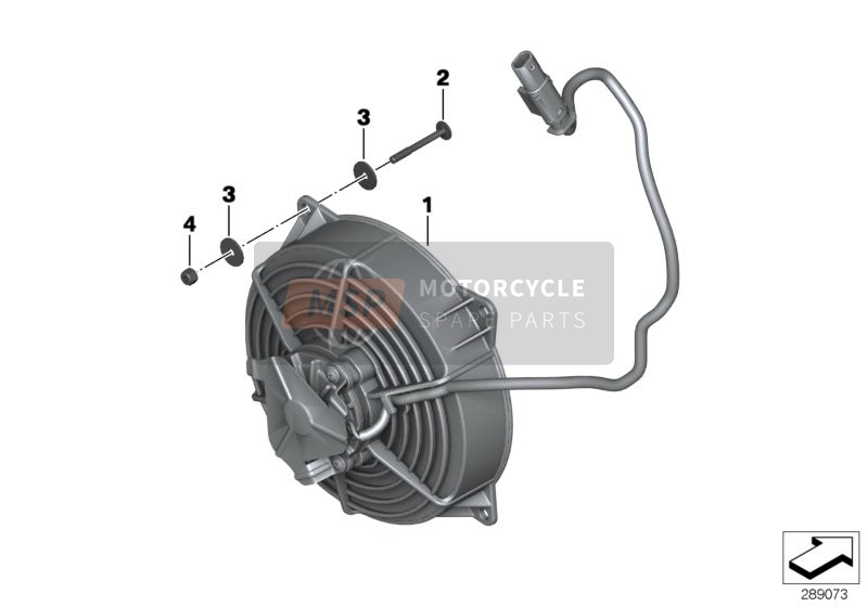 BMW C 600 Sport (0131, 0132) 2012 Ventilator voor een 2012 BMW C 600 Sport (0131, 0132)