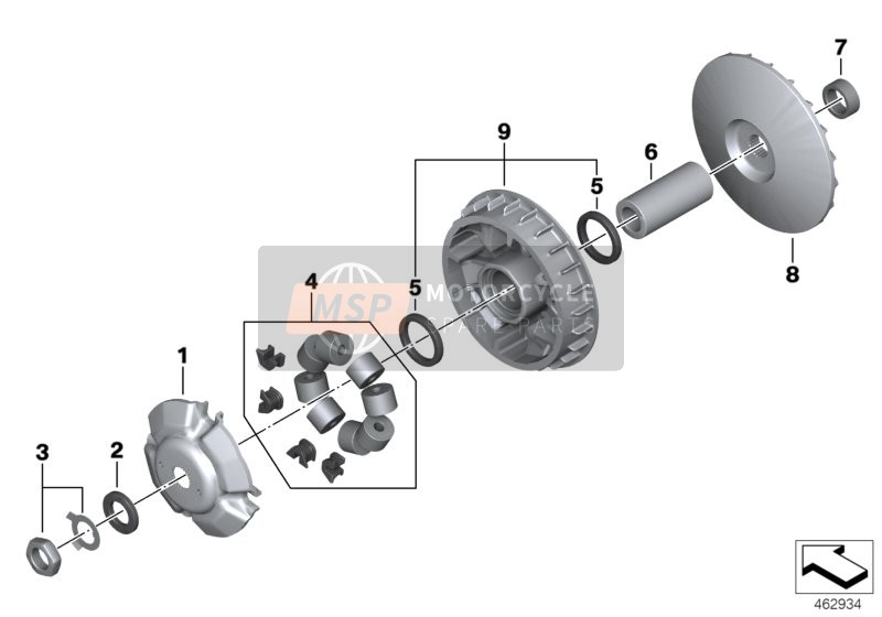 24818533613, Spacer Sleeve, BMW, 0