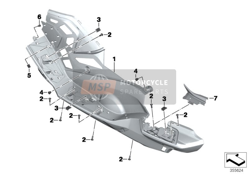 BMW C 650 GT (0133, 0134) 2013 FOOTBOARDS for a 2013 BMW C 650 GT (0133, 0134)