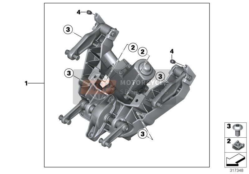 46638527122, Windschildverstellung Elektrisch, BMW, 0