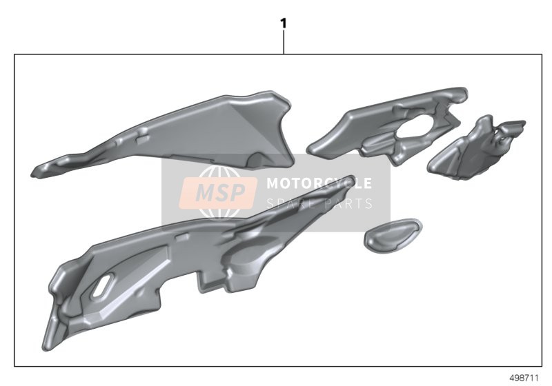 BMW C 650 GT (0133, 0134) 2012 Conjunto de paquete acústico 2 para un 2012 BMW C 650 GT (0133, 0134)