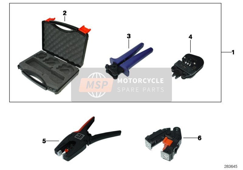 BMW C 650 GT (0133, 0134) 2012 Special tool for wiring harness repair for a 2012 BMW C 650 GT (0133, 0134)