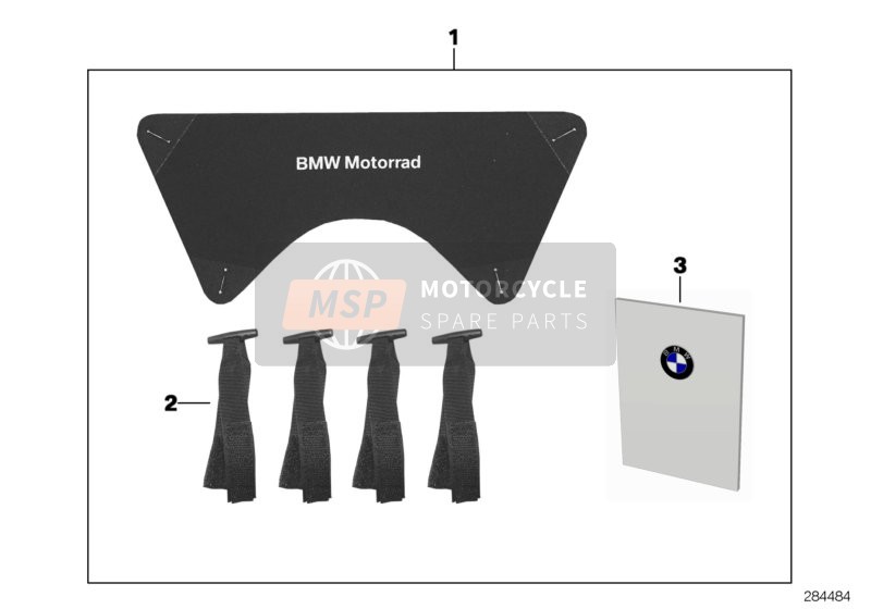 BMW C 650 GT (0133, 0134) 2012 Filet de séparation du compartiment de charge pour un 2012 BMW C 650 GT (0133, 0134)
