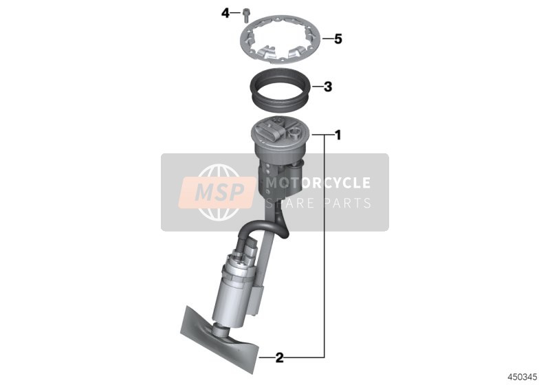 BMW C 650 GT (0133, 0134) 2014 Pompa di benzina per un 2014 BMW C 650 GT (0133, 0134)