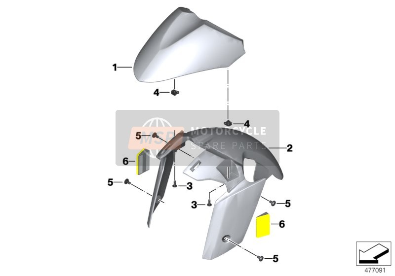 Front wheel fender