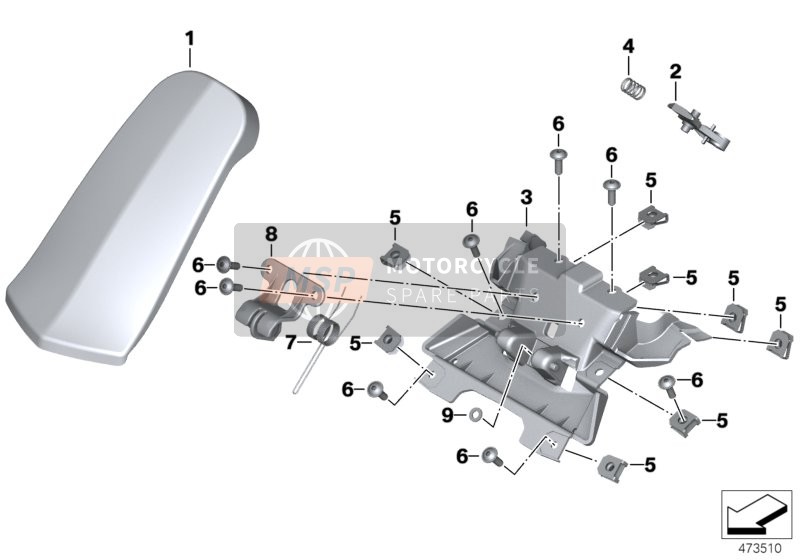 BMW C 650 GT 16 (0C05, 0C15) 2014 Valvola rifornimento carburante per un 2014 BMW C 650 GT 16 (0C05, 0C15)